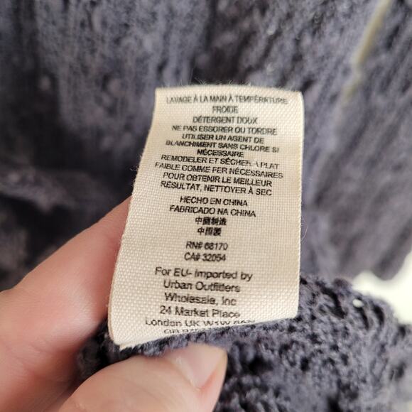 Free People womens grey popcorn knit duster cardigan Size small - Picture 8 of 10